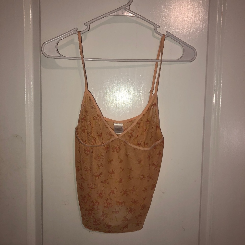 Dkny Orange spaghetti strapped pj tank top